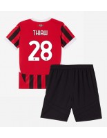 AC Milan Malick Thiaw #28 Kotipaita Lasten 2024-25 Lyhythihainen (+ shortsit)